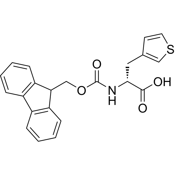 (R)-2-((((9H-Fluoren-9-yl)methoxy)carbonyl)amino)-3-(thiophen-3-yl)propanoic acid 220497-90-5